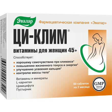 EVALAR CI KLIM Bio menopauza v rovnováhe 60tbl x 0,56g