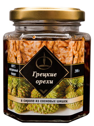 Vlašské Orechy v borovicovom sirupe 200g d.s:04.03.2026