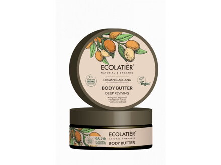 EcoLatier Organic Argana telové maslo hĺbková obnova, 200ml