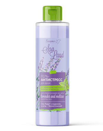 SPA LAND ANTISTRESOVÝ SPRCHOVÝ GÉL S ESENCIÁLNYMI OLEJMI Z LEVANDULE A MEDOVKY 400g d.s: 03.2026
