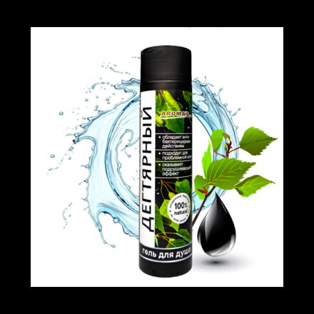 AromaSaules Sprchový gél s brezovým dechtom 250ml