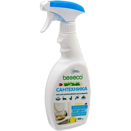 Be&Eco Sprejový čistič do kúpeľne CITRÓN 500 ml