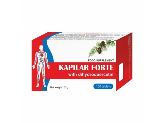 KAPILÁR FORTE výživový doplnok s dihydroquercetínom, 200 tabliet