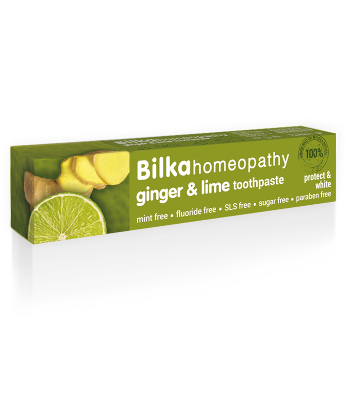 Bilka Homeopathy Zubná pasta ZázvorLimetka 75 ml