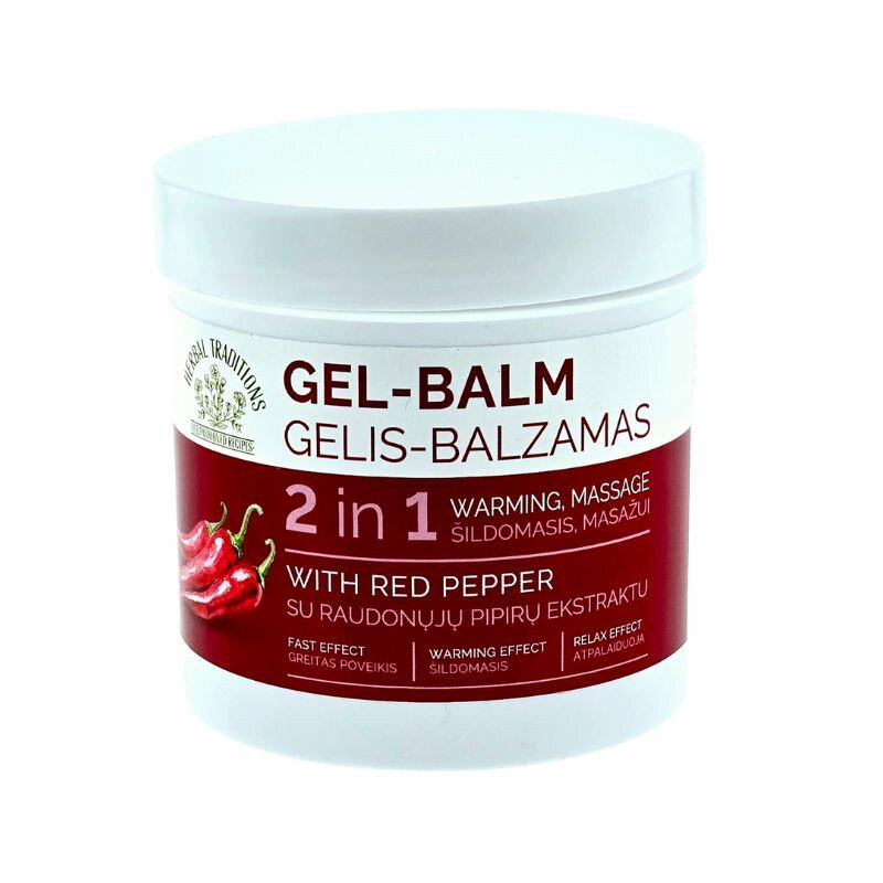 Herbal Traditions Gél-balzam 2v1 s ČERVENOU PAPRIKOU 250ml
