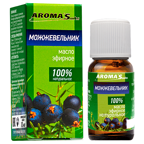 AROMASaules 100% Éterický olej Borievka 10ml d.s:03.2026