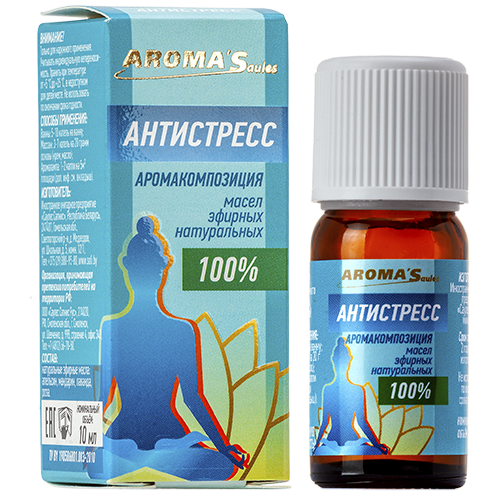 AROMASaules - 100% Éterický olej zmes ANTISTRESS 10ml