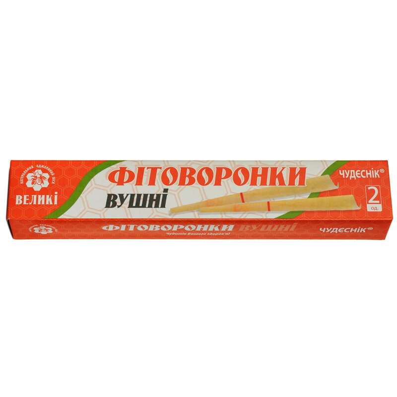 CHUDESNIK - Ušné sviečkylieviky z včelieho vosku 2 ks