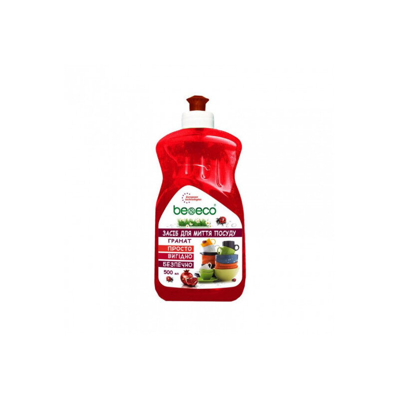 Be&Eco Gél na umývanie riadu Granátové jablko 500 ml