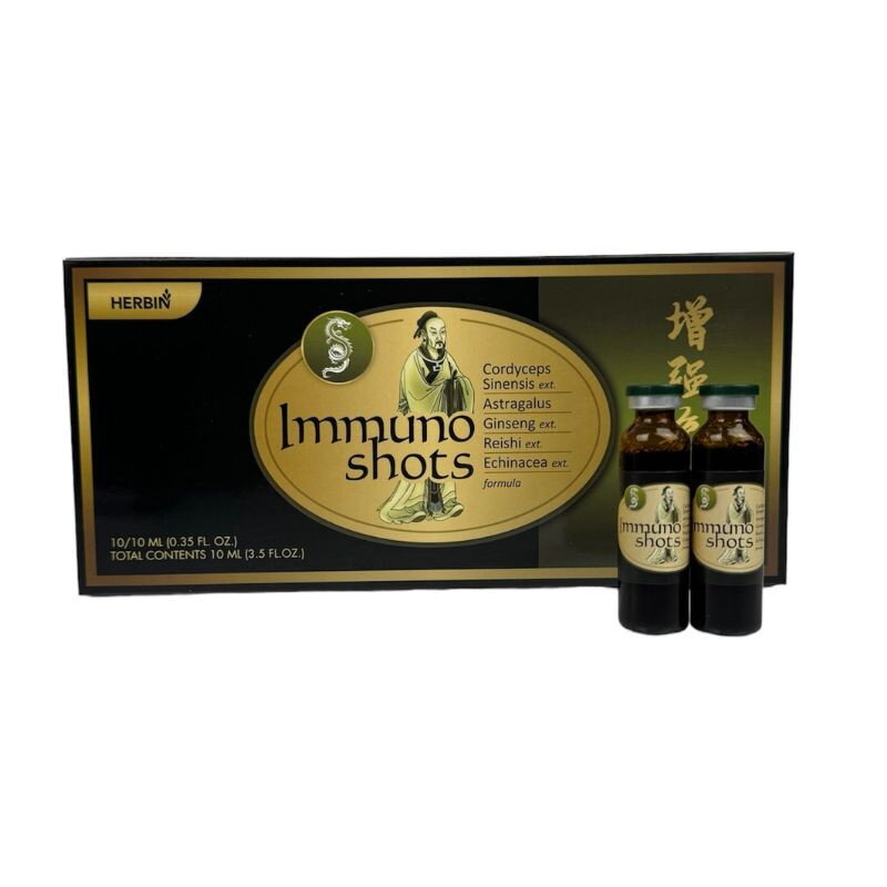 ŠOT na IMUNITU cordyceps, astragalus, ženšeň, reishi, echinacea 10x10ml