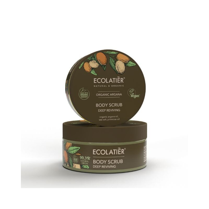 ECOLATIER ORGANIC ARGANA Telový Píling Hlboká obnova 300g d.s:04.2026