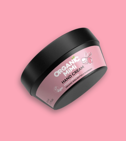 ORGANIC MIMI - Hydratačný Krém na ruky BAMBUCKÉ maslo a MALINA 50ml