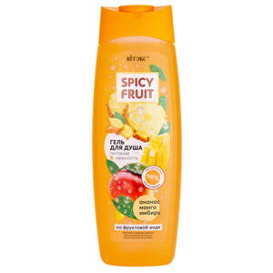 SPICY FRUIT SPRCHOVÝ GÉL ANANÁS, MANGO, ZÁZVOR VÝŽIVA a JEMNOSŤ 515 ml