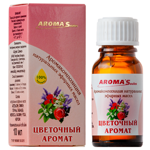 AROMASaules - 100% Éterický olej zmes Vôňa KVETOV 10ml d.s.04.2026