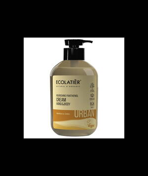 ECOLATIER URBAN Výživný PANTHENOL Krém pre telo a ruky 400ml d.s:04.2026