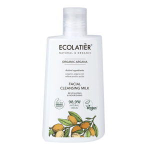 ECOLATIER ORGANIC ARGANA Revitalizačné a vyživujúce čistiace pleťové mlieko 400 ml