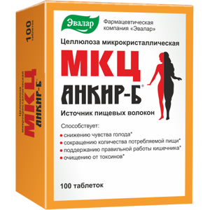 Evalar MCC Ankrit-B 100tbl (zdroj prírodnej vlákniny na chudnutie a detoxikáciu)