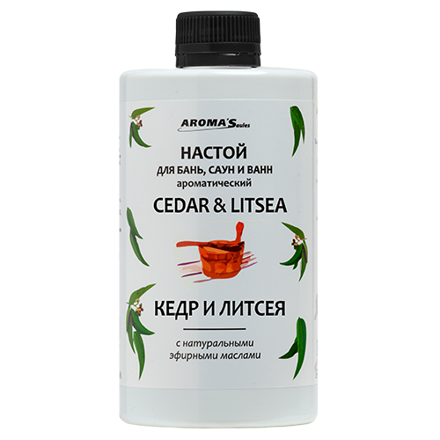 AROMA INFÚZIA do SAUN a KÚPEĽOV - CÉDER a VERBENA 400ml