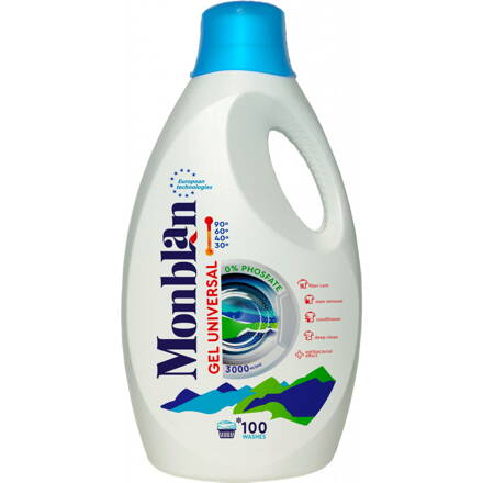 Monblan univerzálny gél na pranie - 100 praní 3l