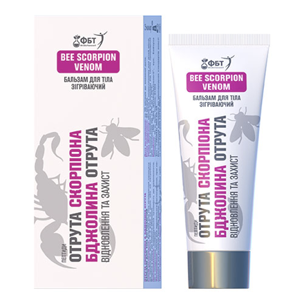 Telový balzam - OCHRANA a OBNOVA s včelím a škorpióním jedom 75 ml