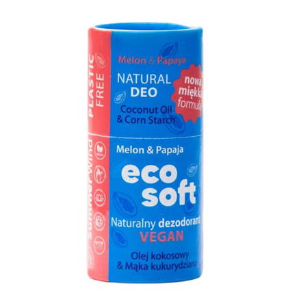 ECO SOFT SUMMER WIND - BIO Dezodorant Papája a Melón 50 ml