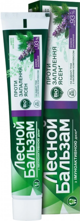 Lesný Balzam Zubná pasta so Šalviou, Aloe a ihličnatým extraktom 75 ml